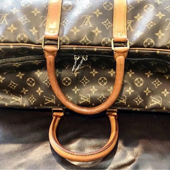 LOUIS VUITTON LV Sirius 55 Monogram Travel Weekend Bag Suitcase with Lock & Key - Picture 11 of 17